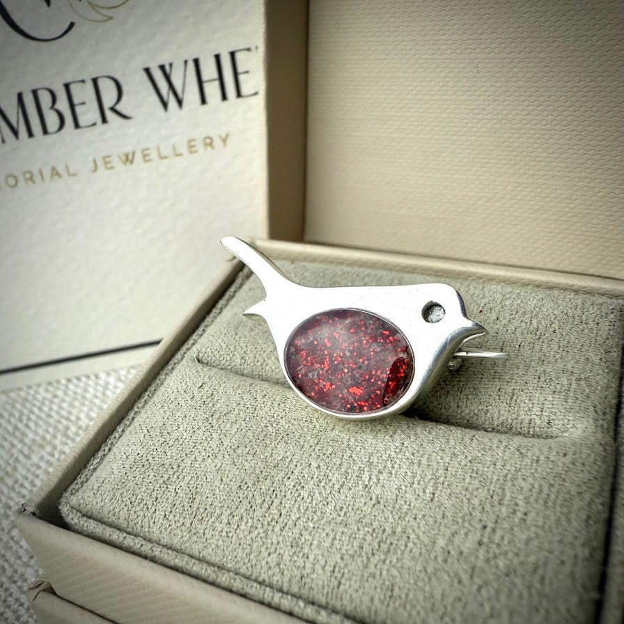 Classic Robin Brooch
