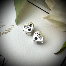 Sterling Silver Heart Bracelet Charm