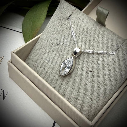 The Eternity Within Marquise Pendant