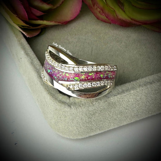 Eternal Wave .925 Silver Ring - Size Q only