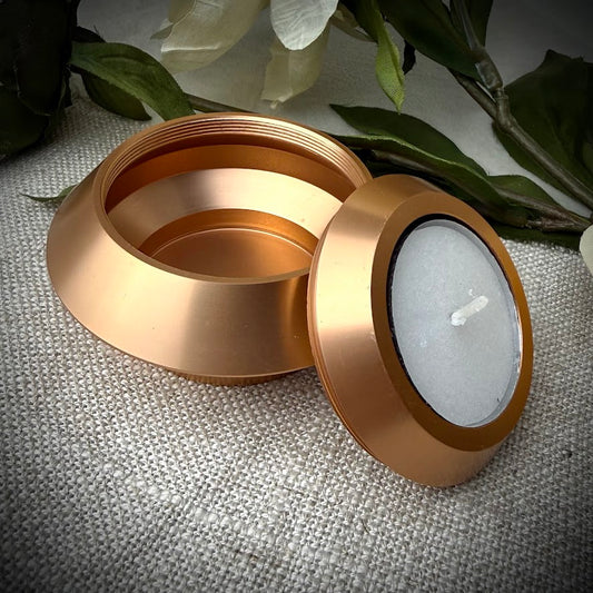 Heaven's Glow Copper Ashes Urn Candle