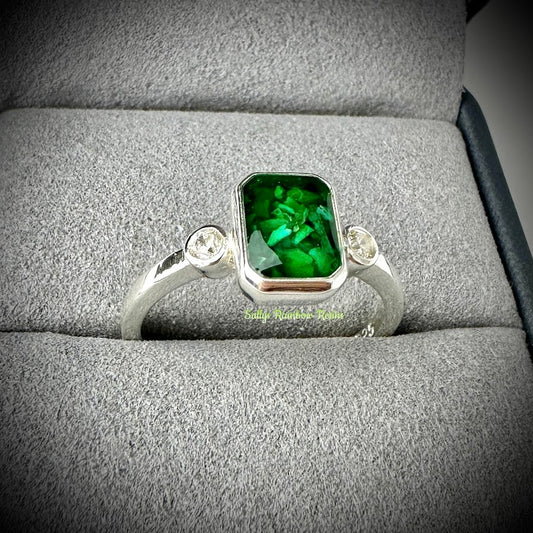 The Gemstone .925 Silver Ring - Size R Only