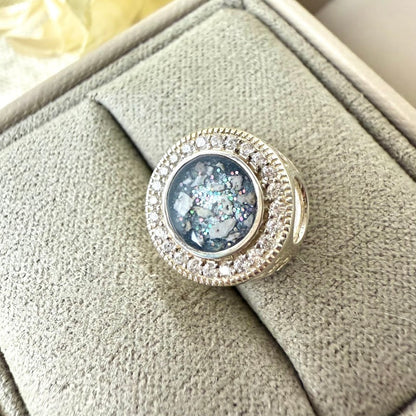 CZ Round Bracelet Charm