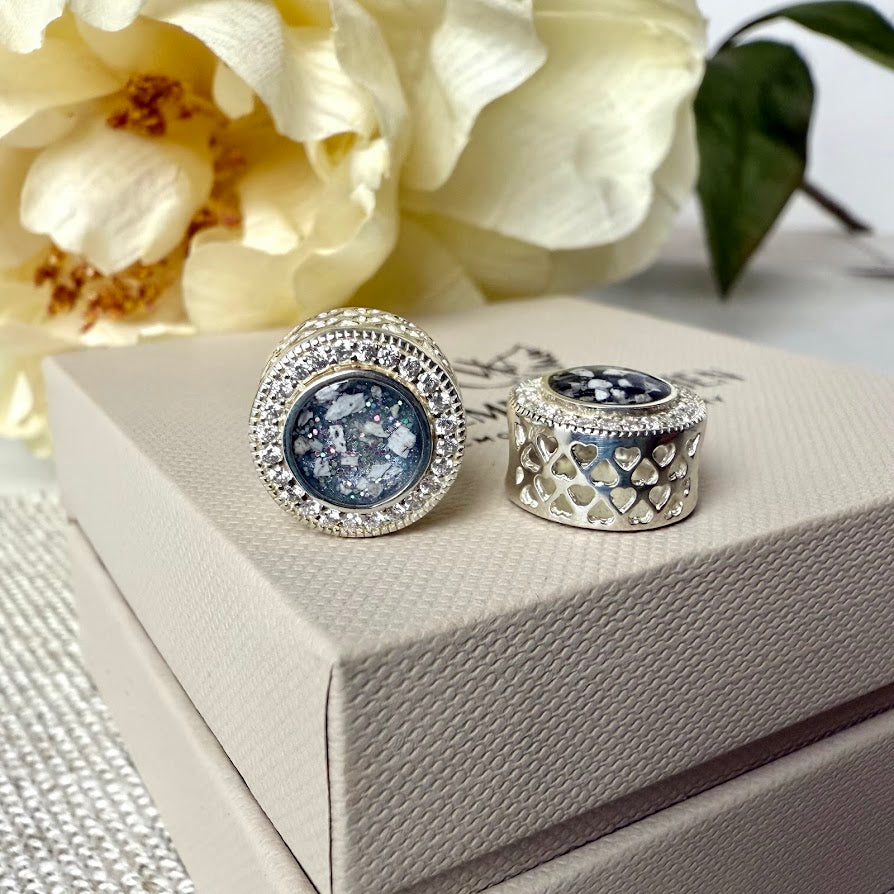 CZ Round Bracelet Charm