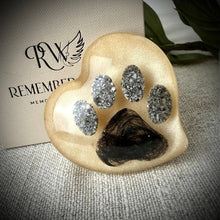 Wavy Heart Memorial Paperweight
