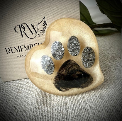 Wavy Heart Paperweight