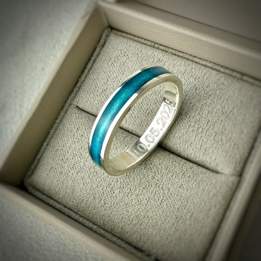 4mm Silver Band Ring