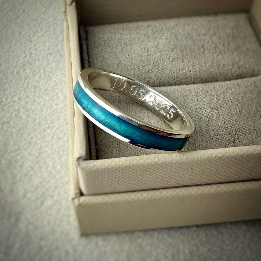 4mm Silver Band Ring