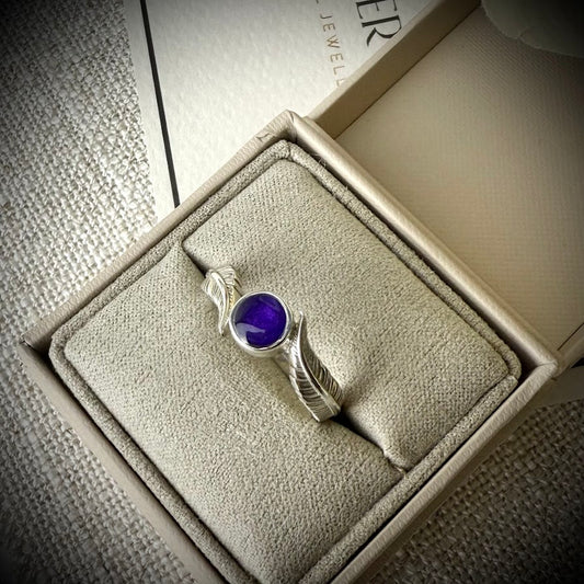9ct Gold When Feathers Appear Ring