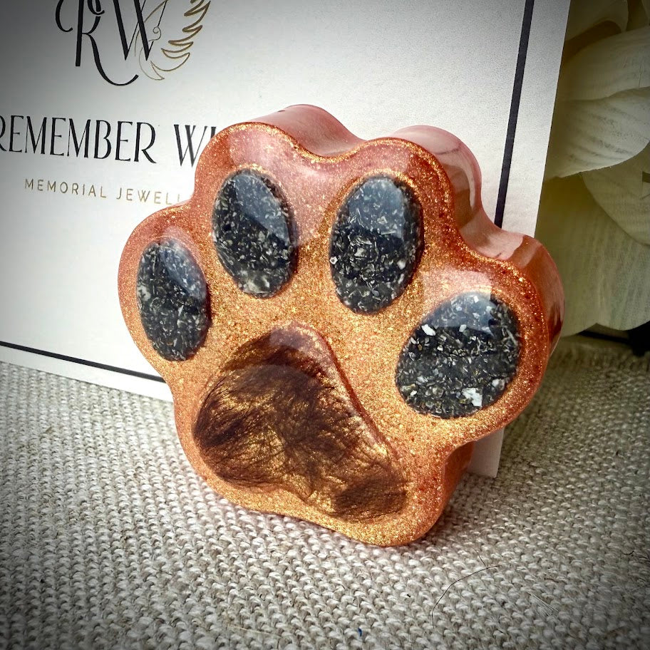 Paw paperweight