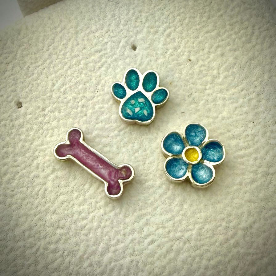 Additional .925 Silver charms for floating lockets