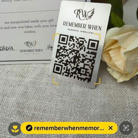 Engraved Stainless Keepsake Wallet Card