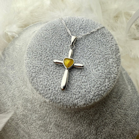 Heart Cross Pendant