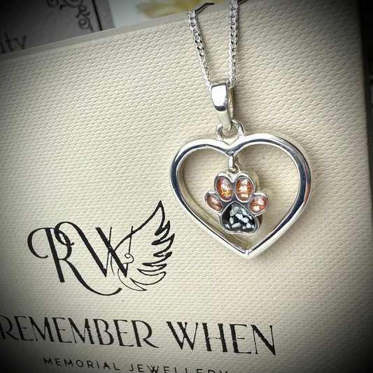 Paw Within My Heart Pendant