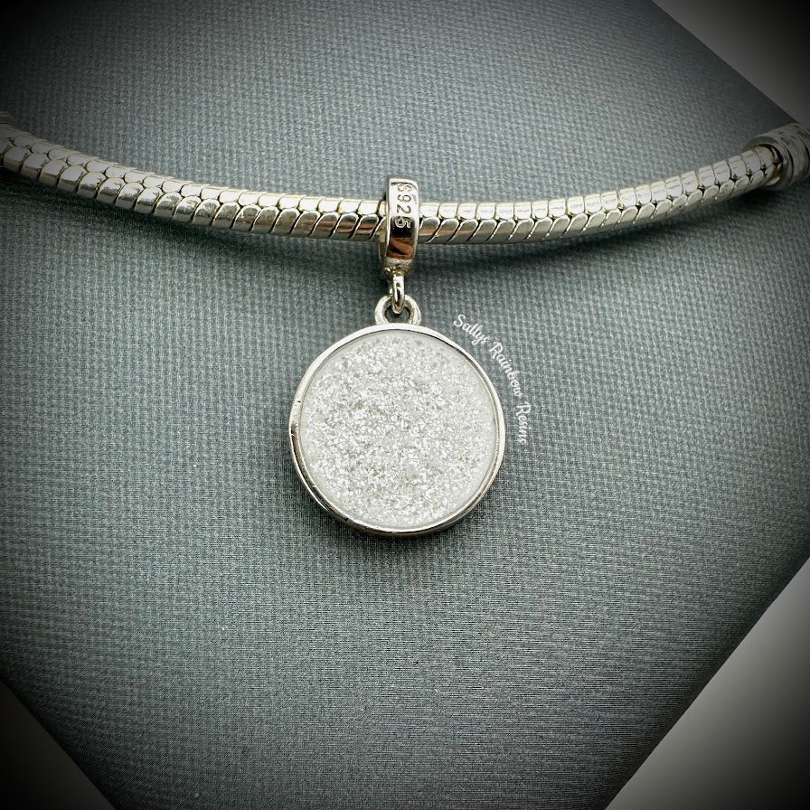 Dangle Round .925 Silver Bracelet Charm