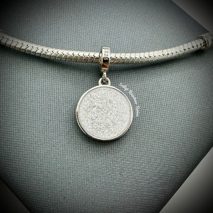 Dangle Round .925 Silver Bracelet Charm
