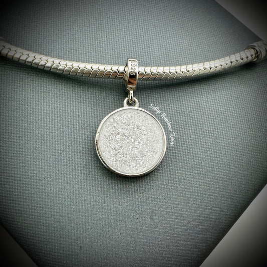 Dangle Round .925 Silver Bracelet Charm