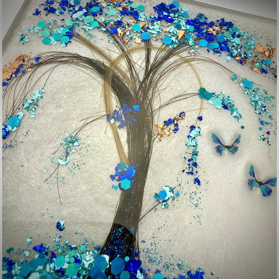 Hair/ Horse hair Tree of Life Tile
