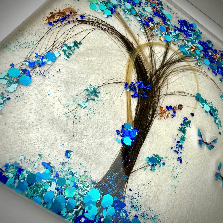 Hair/ Horse hair Tree of Life Tile