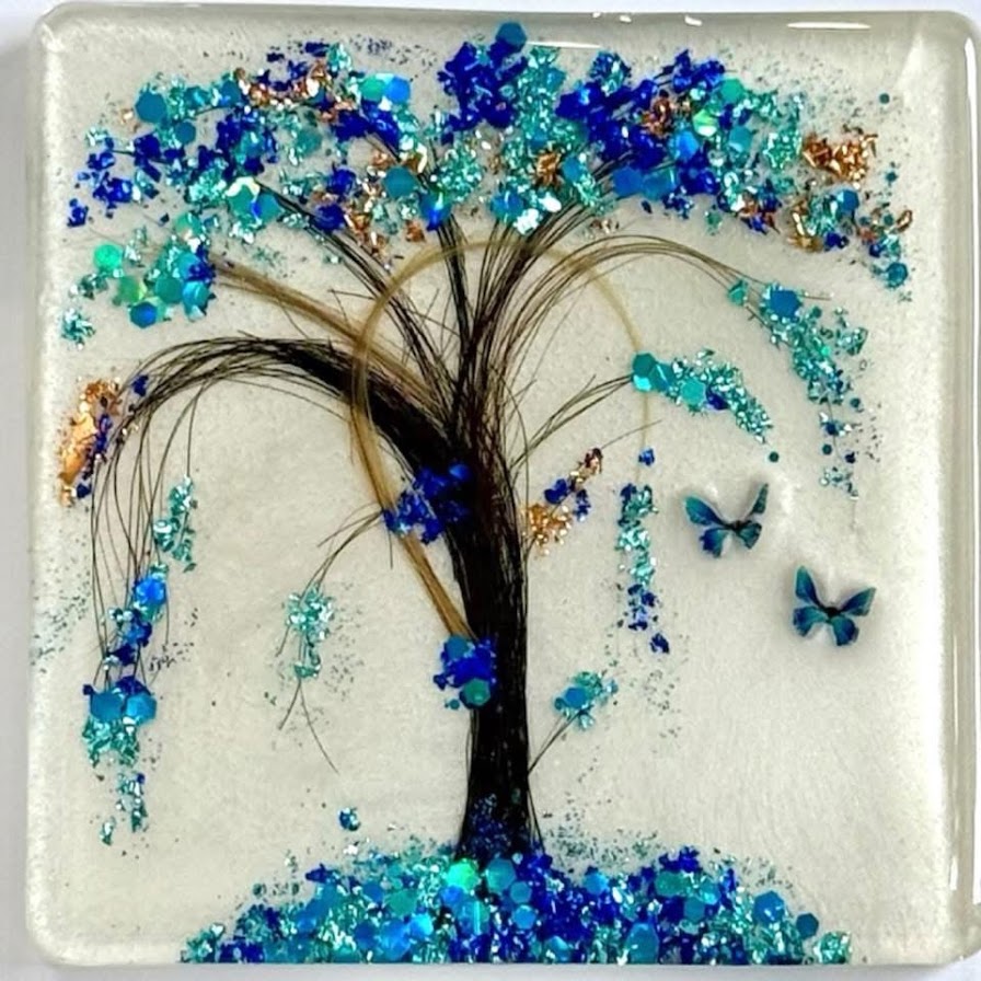Hair/ Horse hair Tree of Life Tile