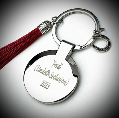 Engraved keyring