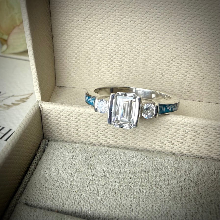 Emerald Cut Solitaire Ring