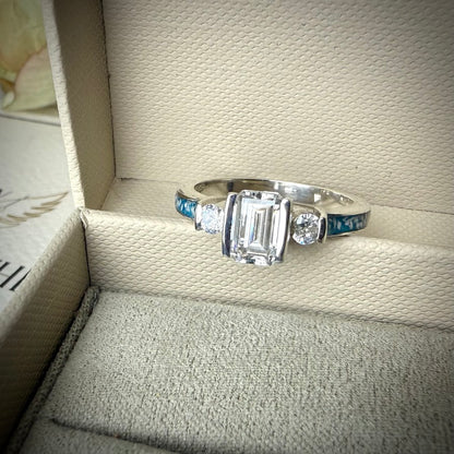 Emerald Cut Solitaire Ring