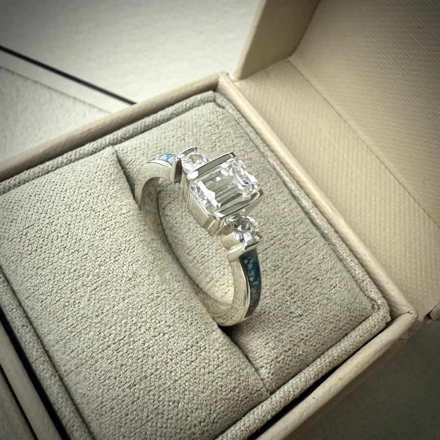Emerald Cut Solitaire Ring