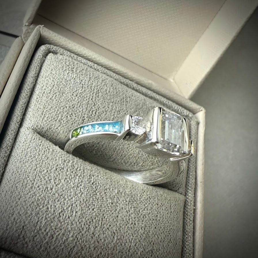 Emerald Cut Solitaire Ring