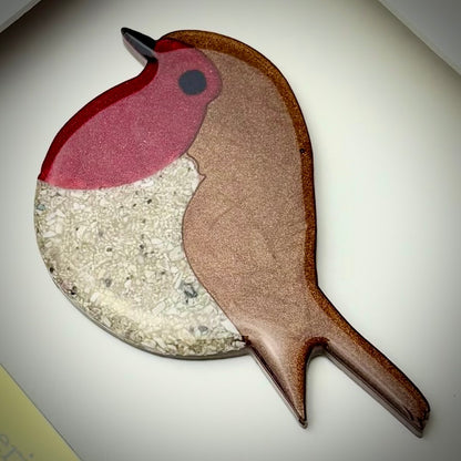 Photo Framed Memorial Ashes/Hair Robin