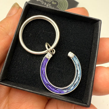 Horseshoe .925 Silver Keyring