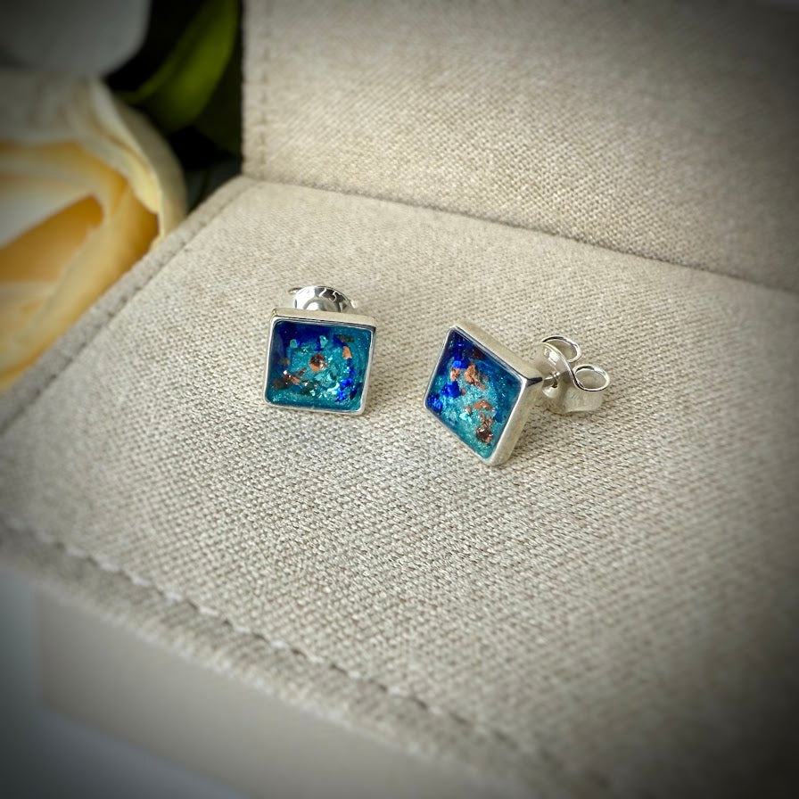Square Stud Earrings