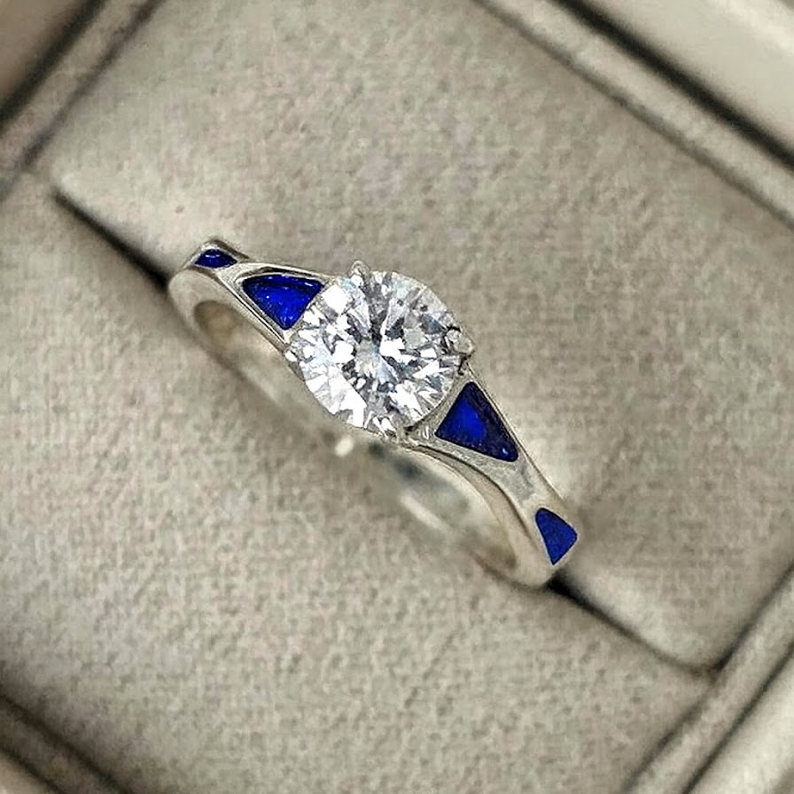 The Quadra Solitaire Ring