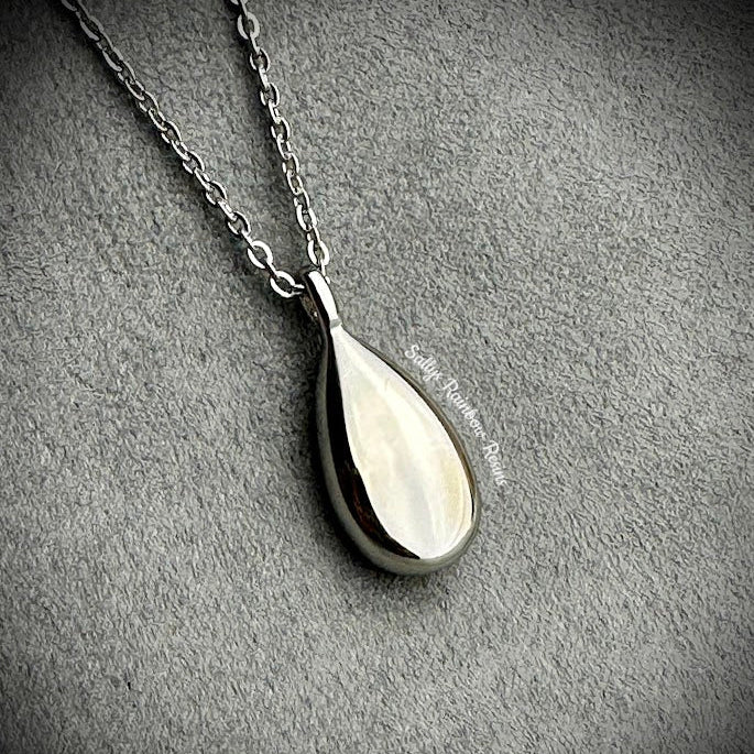 Self Fill Teardrop Urn Pendant