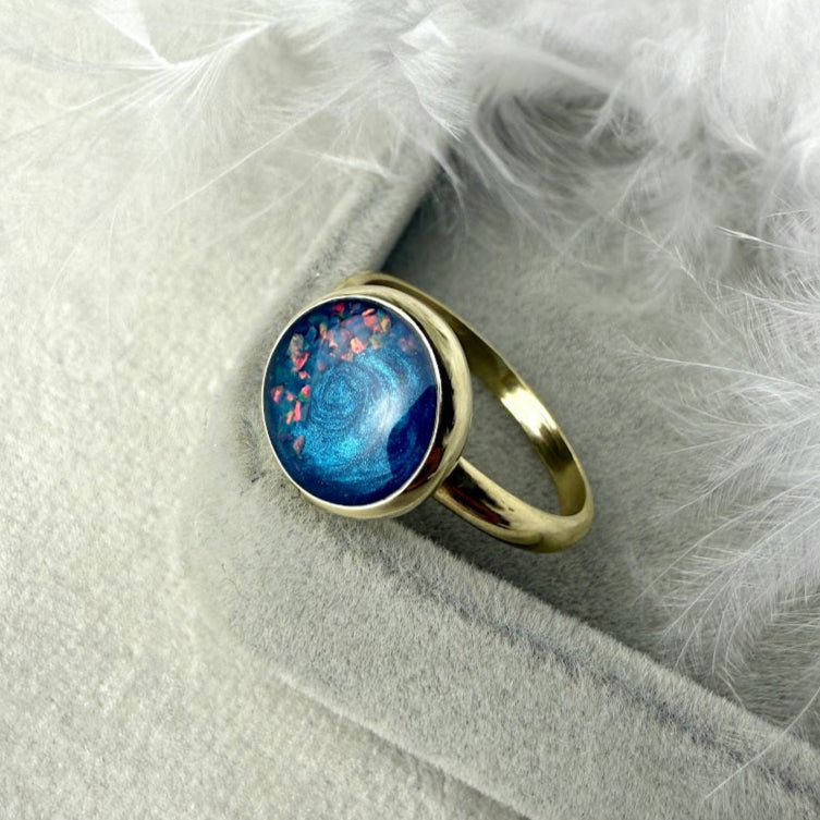 9ct Yellow Gold Round Ring