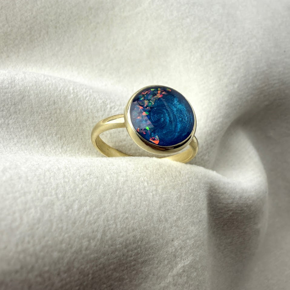 9ct Yellow Gold Round Ring