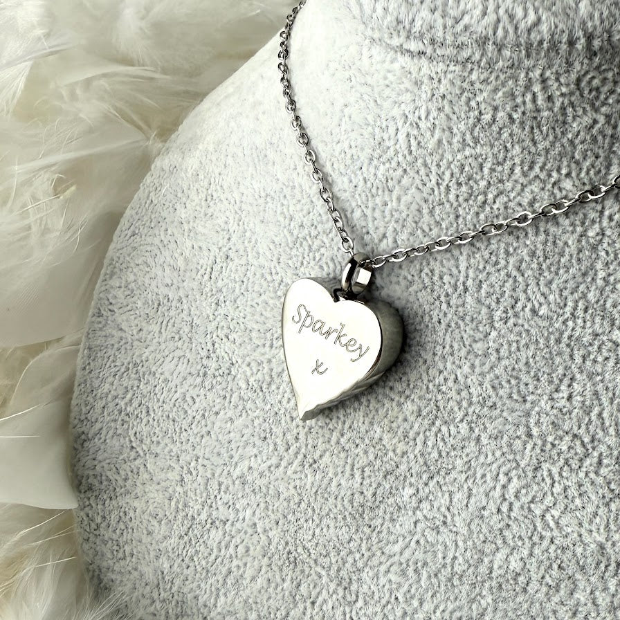 Self Fill Angel Wing Urn Pendant