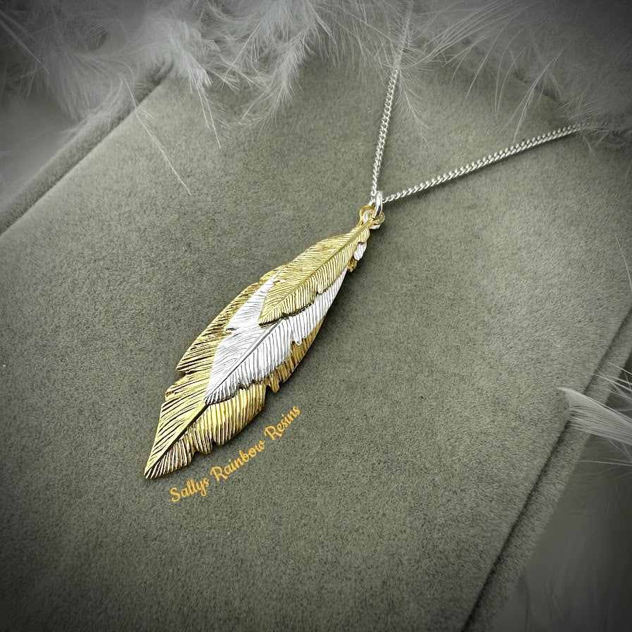 Triple Feather Pendant