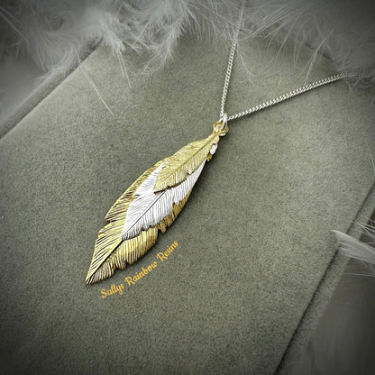 Triple Feather Pendant