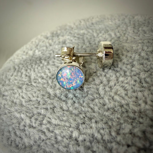 Round Stud Earrings