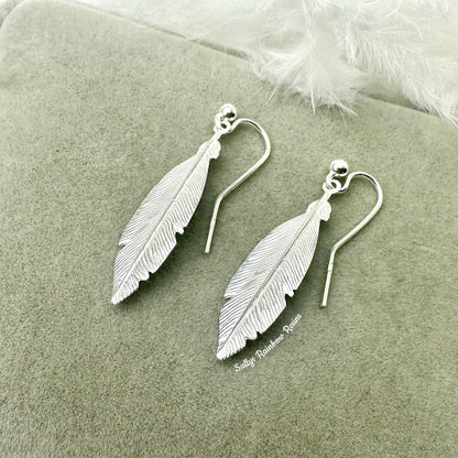 Medium Feather Earrings