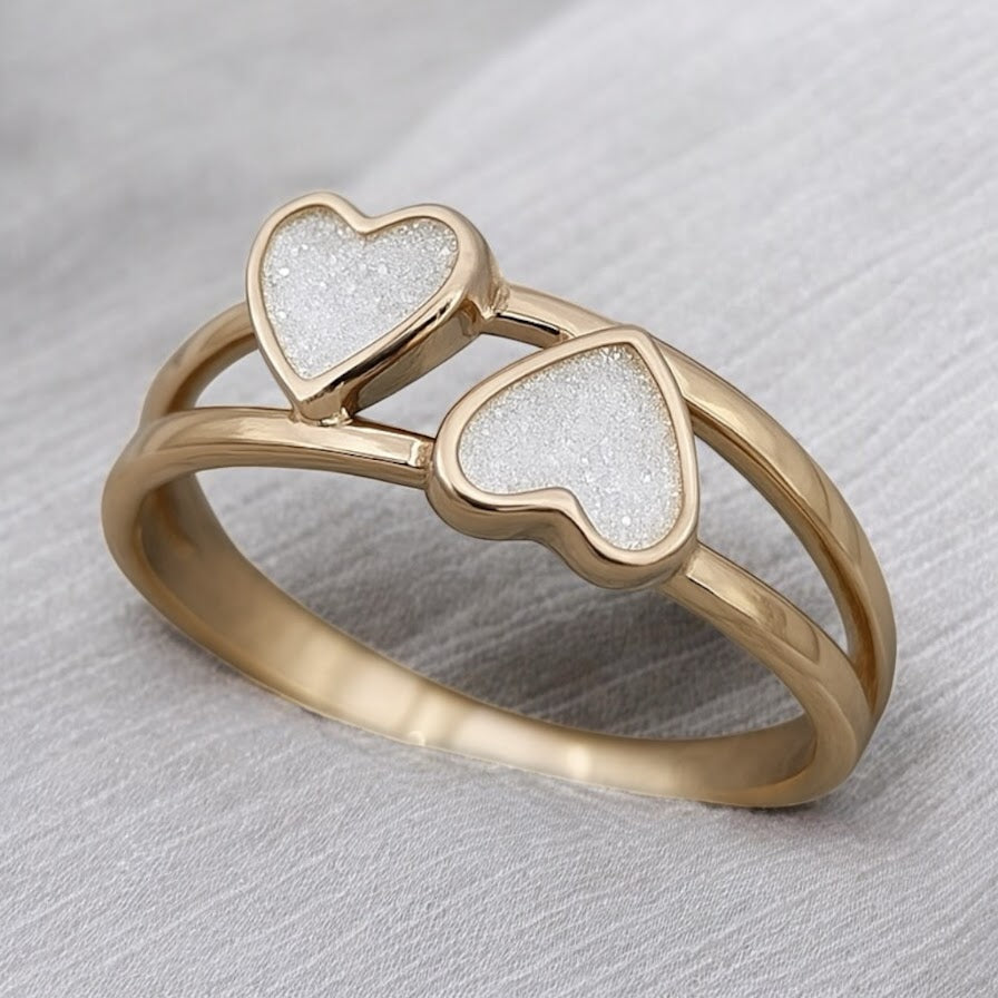 9ct Gold Your Heart and Mine Ring