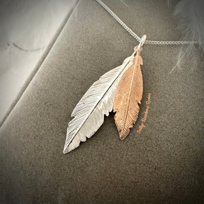 Double Feather Pendant
