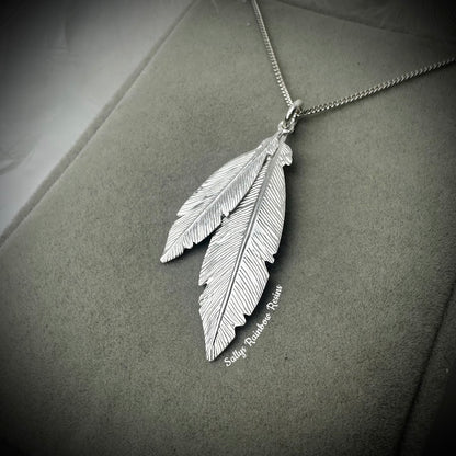 Double Feather Pendant