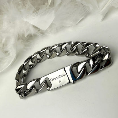 Large Link Self Fill Urn Memorial Bracelet