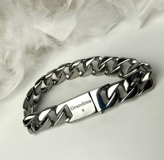 Large Link Self Fill Urn Memorial Bracelet
