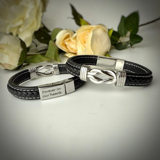Braided Knot Self Fill Urn Bracelet