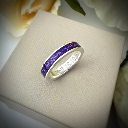 4mm Silver Band Ring