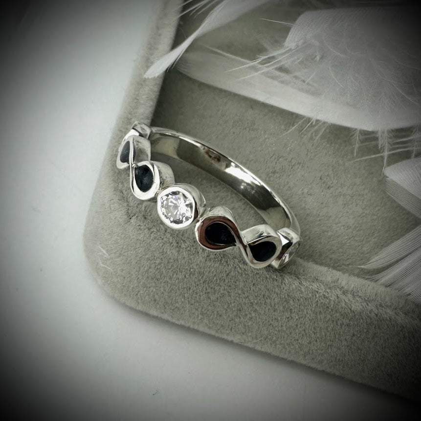 Together Forever Infinity .925 Silver  Ring