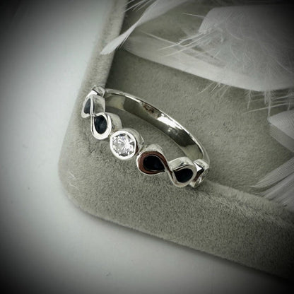 Together Forever Infinity .925 Silver  Ring